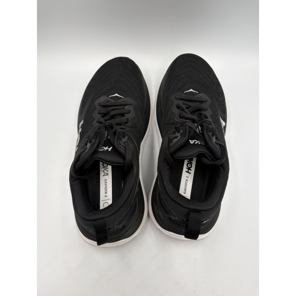 Hoka One One HOKA Gaviota 5 Black White Low Top Mesh Women 8B 1134235-BWHT - Picture 5 of 13